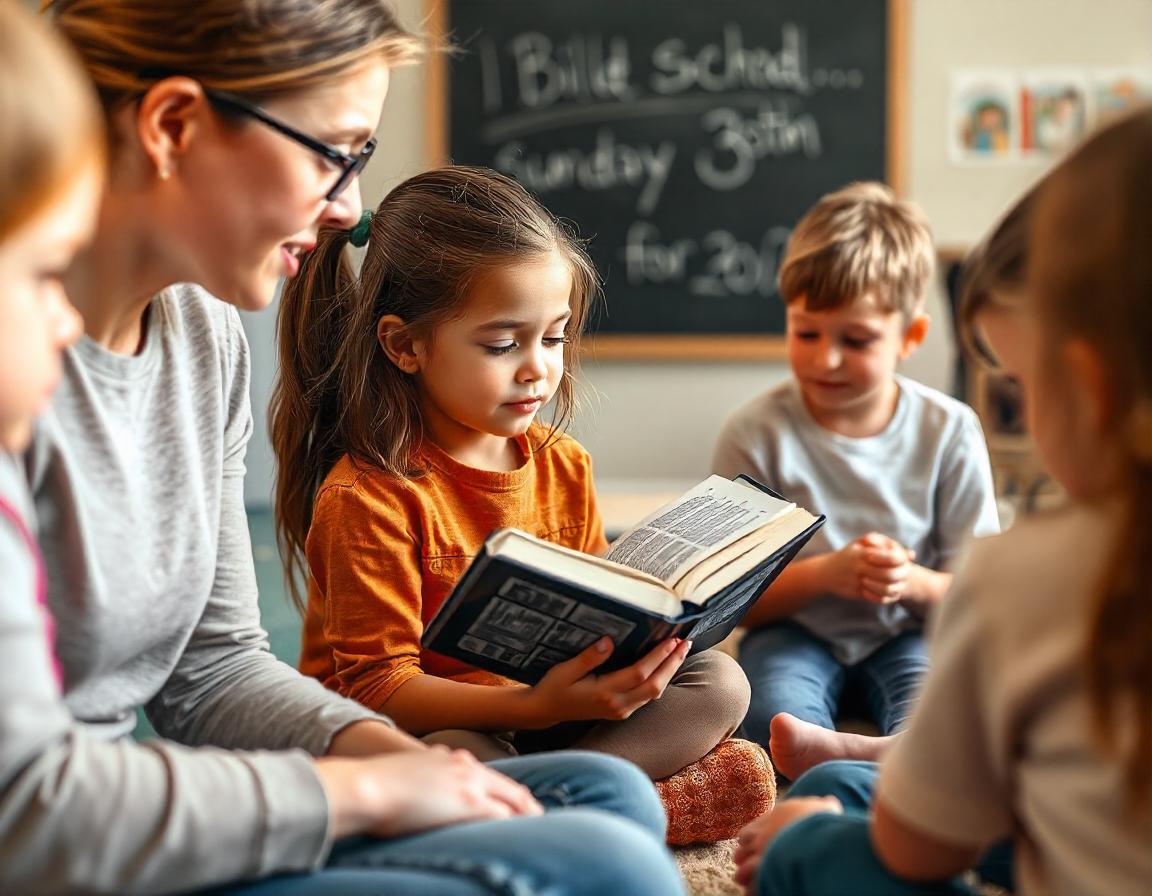 Bible Verses for Sunday School Teachers: Teaching Children with Faith and Wisdom