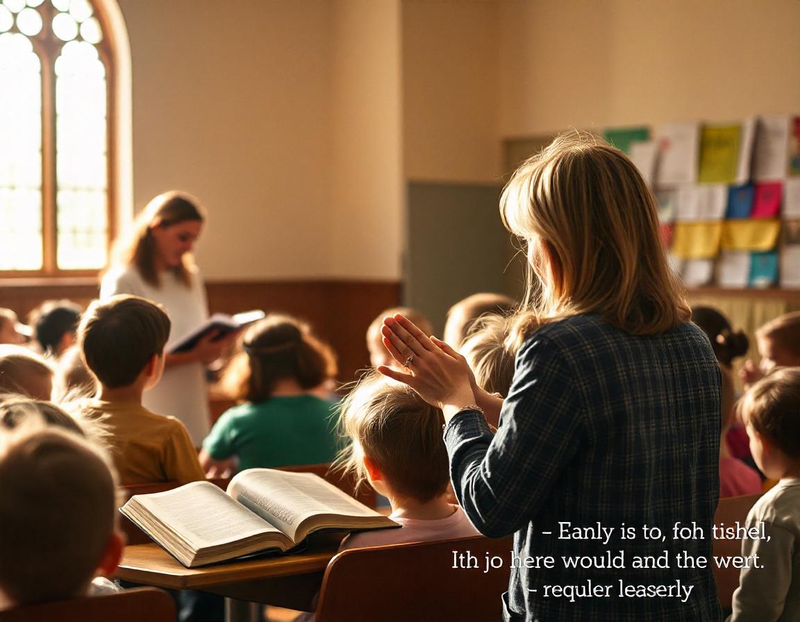 Scriptures for Sunday School Teachers' Encouragement